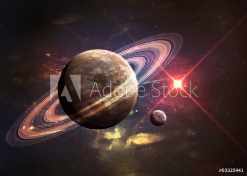 Picture of Beautiful space background Elements of this image furnished by
